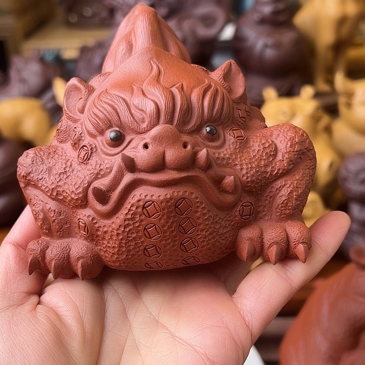 阿***加紫砂茶宠紫砂猪金蟾