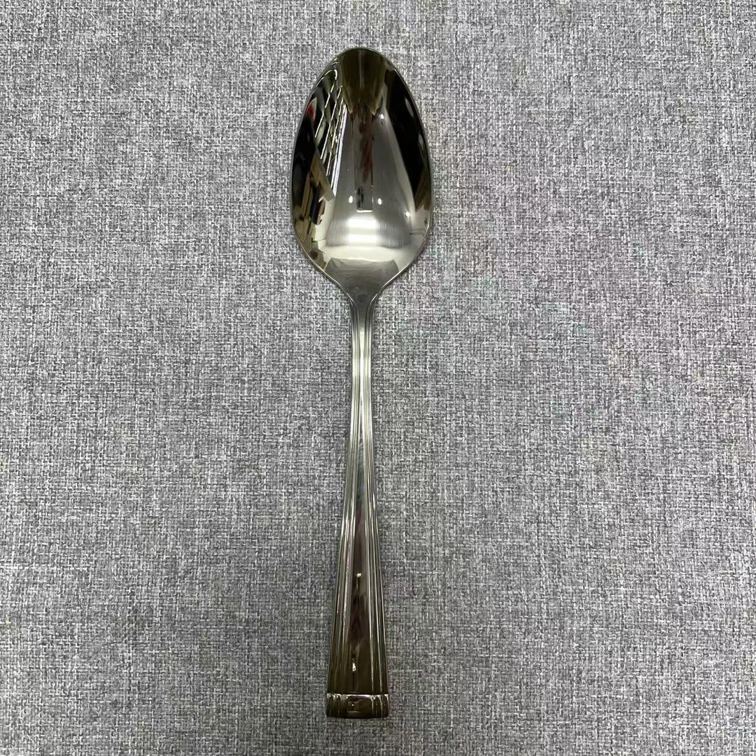 1-058 不锈钢饭勺 分餐勺 公勺 长约22cm 重约0.08kg