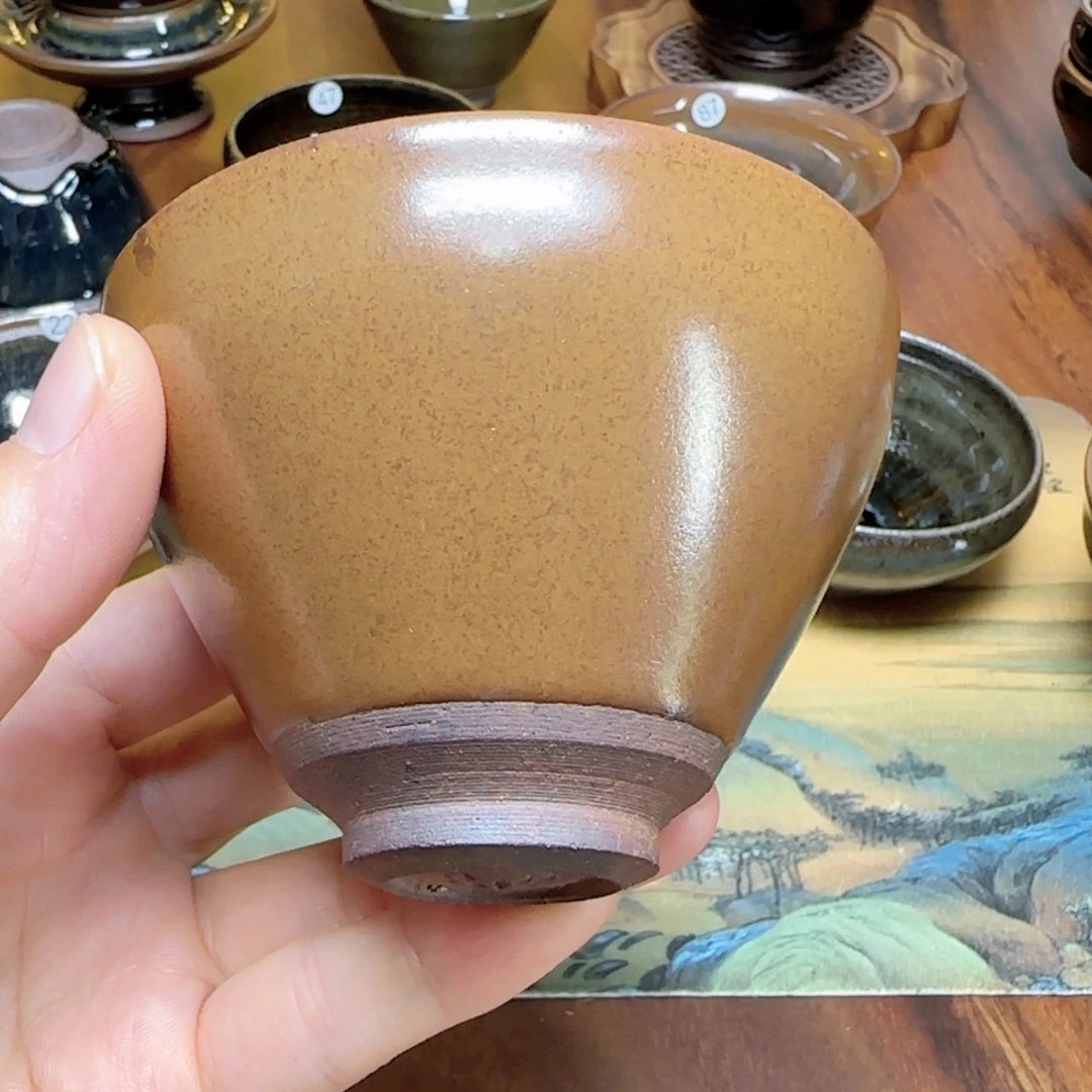 茶盏82 行云龙窑柴烧