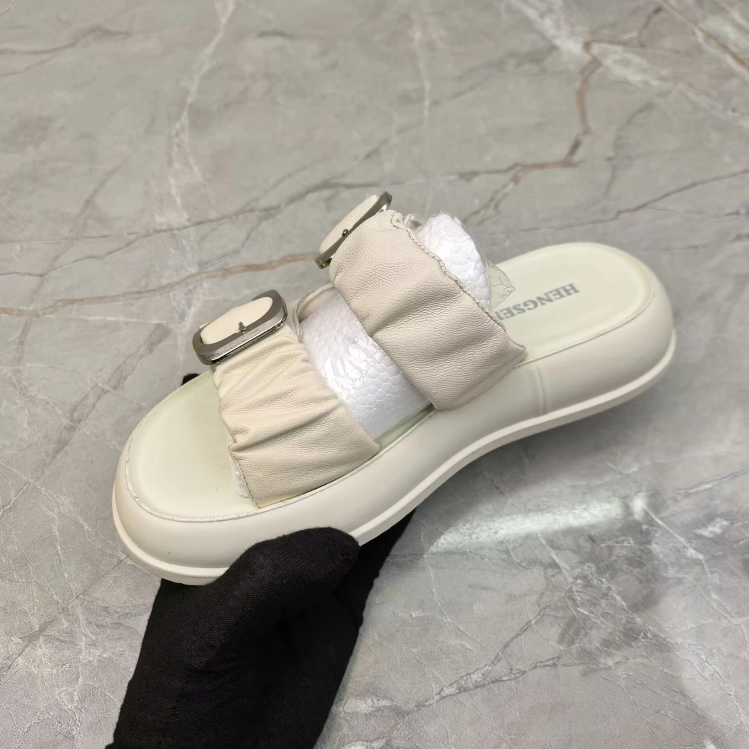 a（孤品）39码拖鞋女 (牛皮)h801