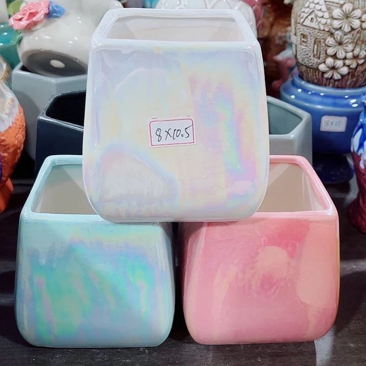 多肉陶瓷花盆满10元包邮