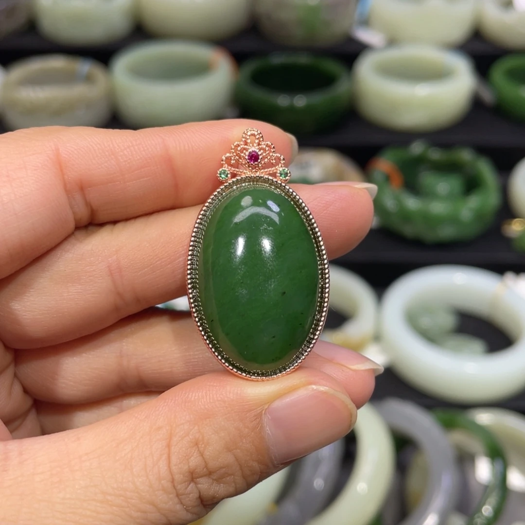 吊坠(不含链)未镶嵌和田玉