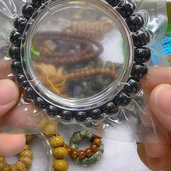 星月菩提手串197傲世黑金星月菩提98单圈