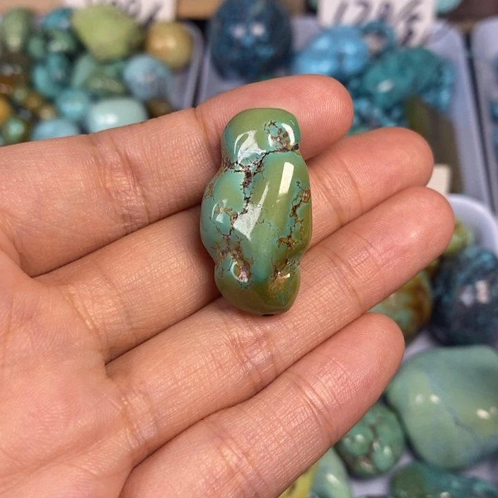 绿松石未镶嵌颈饰