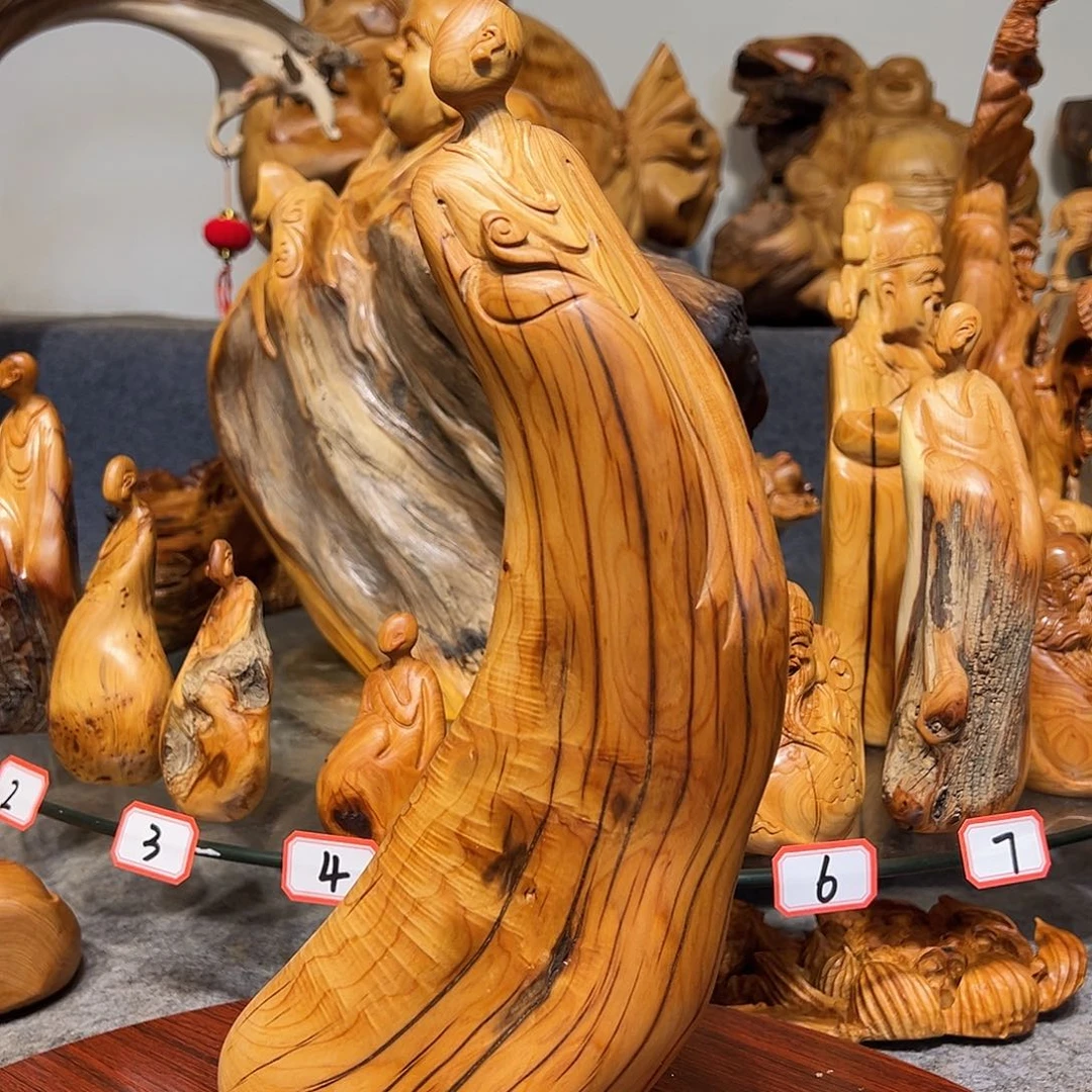 柏木（崖柏）崖柏木手把件摆件