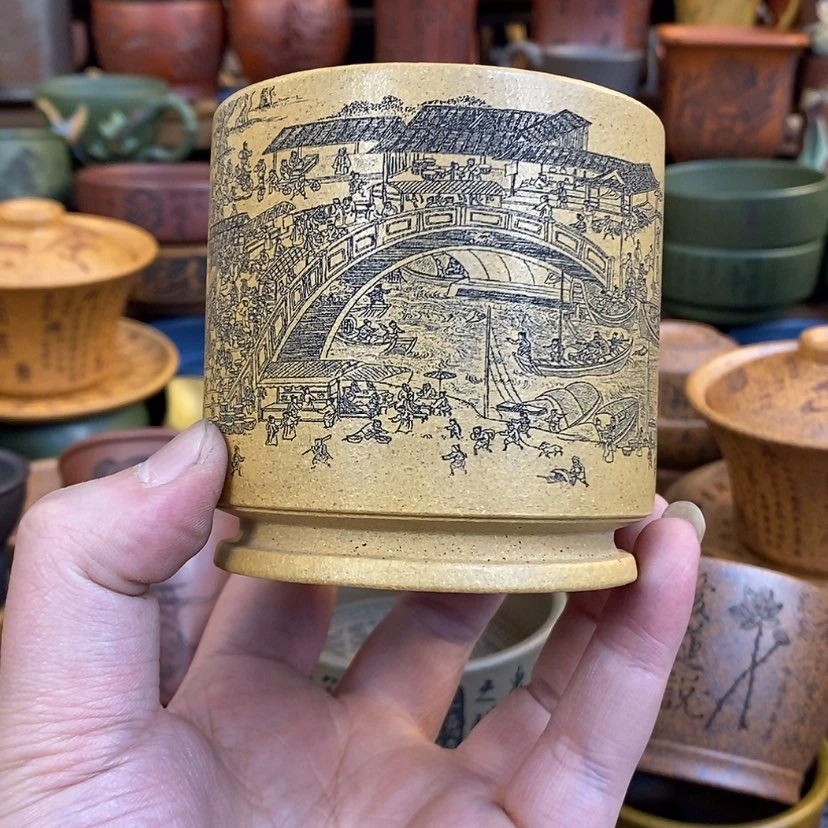 【闪购商品】紫砂杯子宜兴全手工紫砂杯