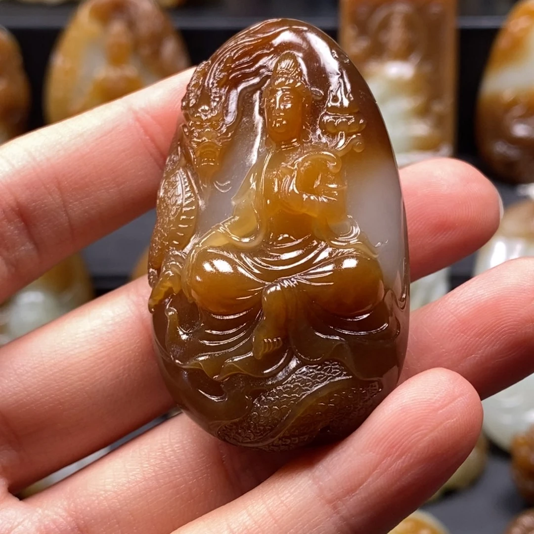 和田玉吊坠(不含链)未镶嵌