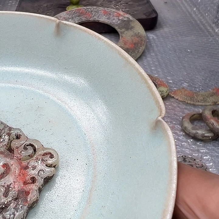 沂***翠瓷片瓷摆件瓷摆件瓷摆件