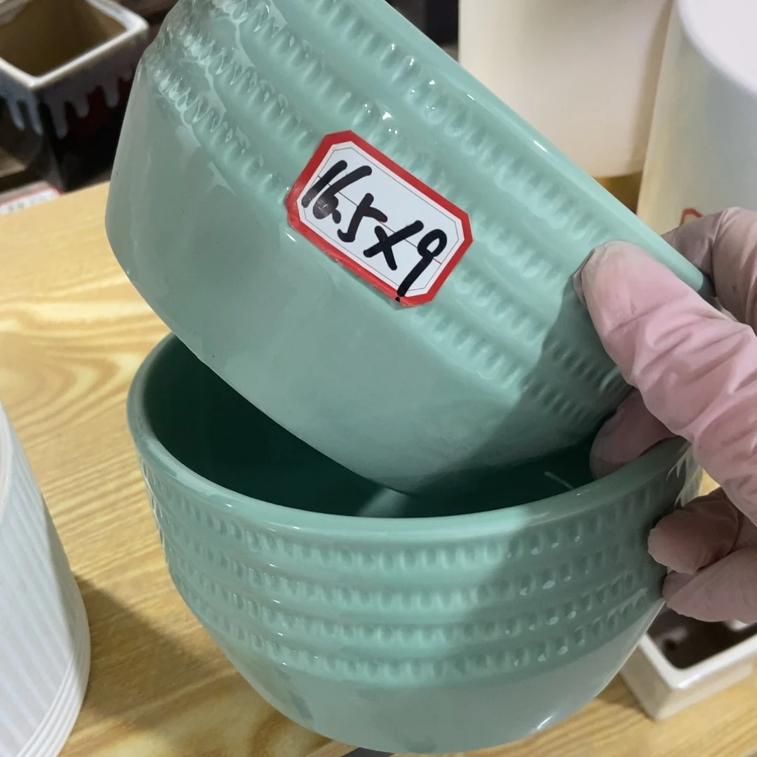 红陶高温陶瓷花盆