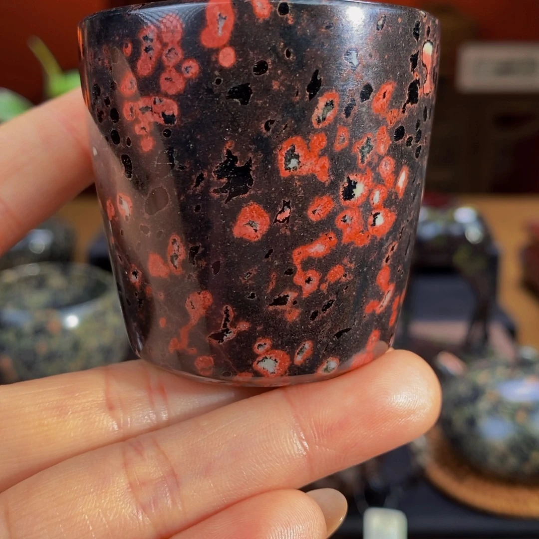 梅花玉精美梅花直饮杯