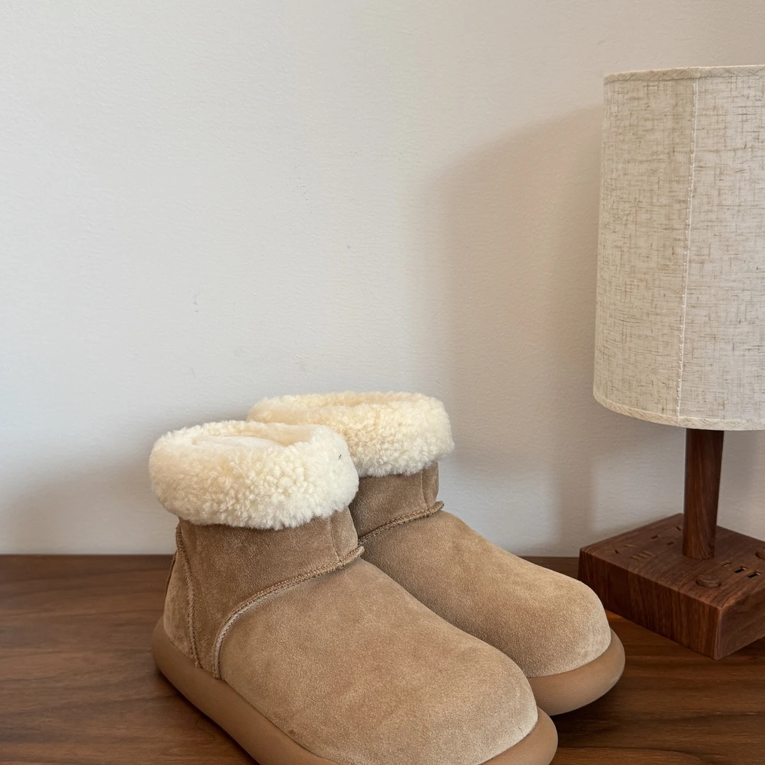 【防水系列】桑坡土豆靴厚底内增高加绒防滑保暖雪地靴