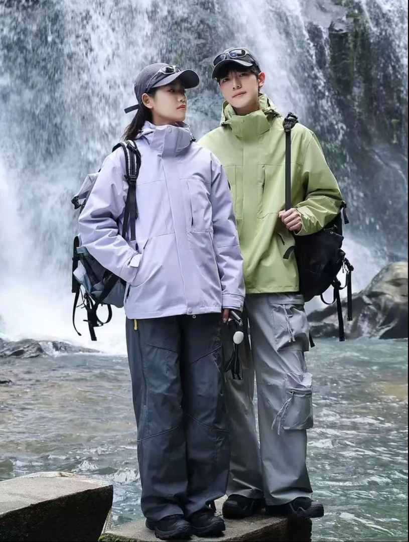 【桃桃专属】冲锋衣三合一 三防 秋冬男女同款 默认微瑕 介意慎拍