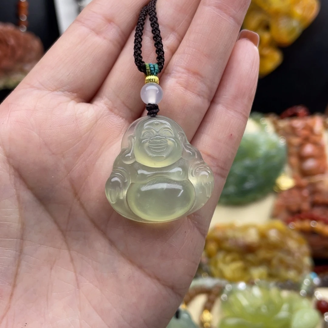 未镶嵌蛇纹石玉颈饰