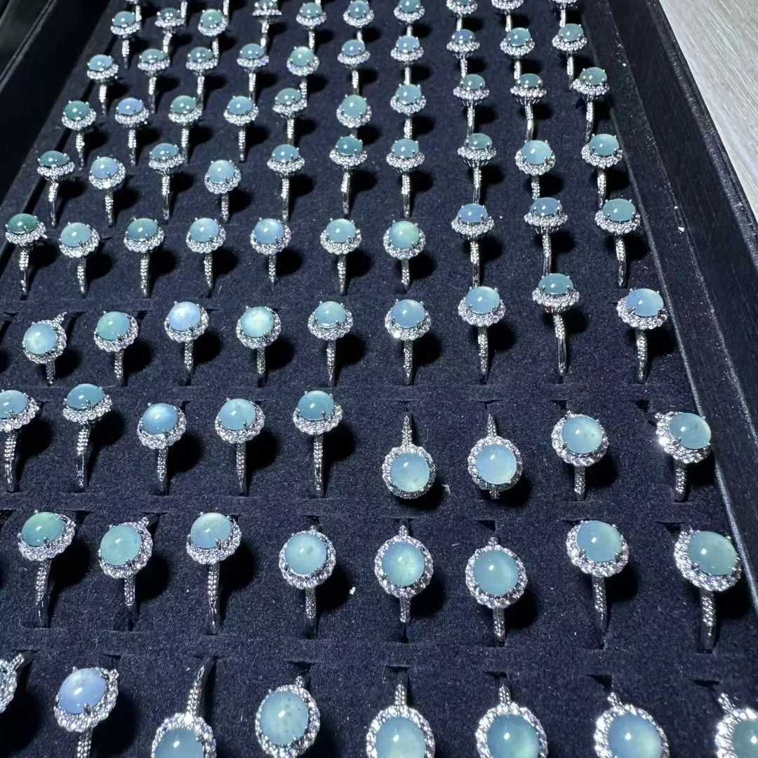 天然a货翡翠戒指h001 -多样性发一件