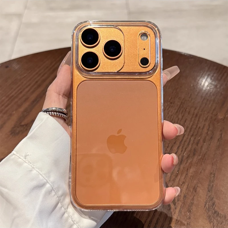 适用于苹果17promax手机壳新款轻薄透明iPhone17全包大孔镜头air