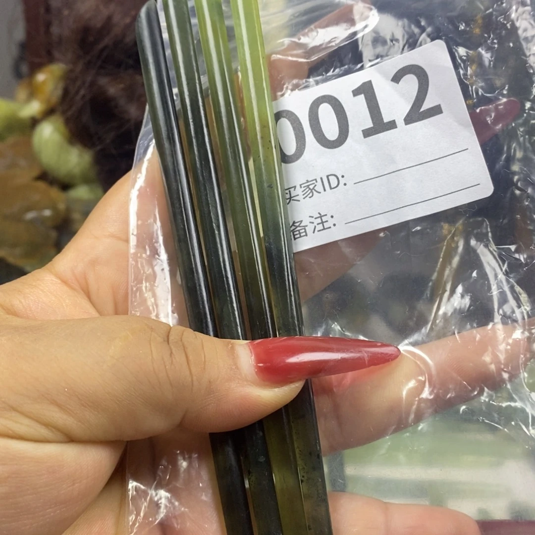 蛇纹石玉未镶嵌发饰