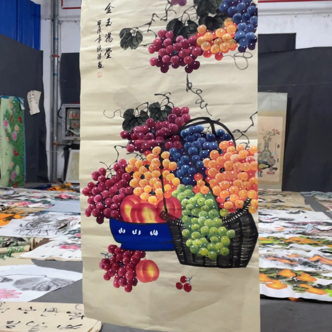 国画国画作品画心一张