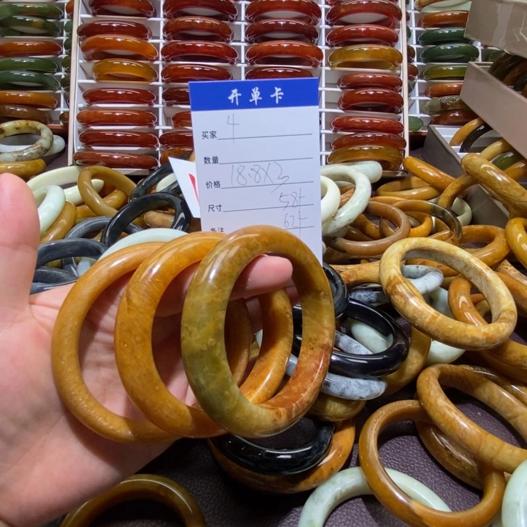 未镶嵌蛇纹石玉手镯意*4