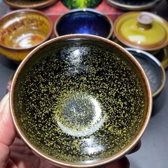 茶盏建盏主人杯杯茶壶盖碗品茗杯027