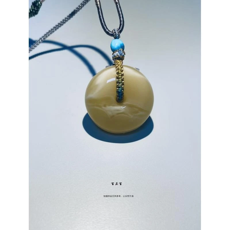 百正百 蜜蜡吊坠6158