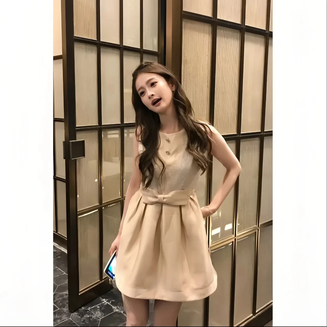 TEEINXX千金风u系穿搭连衣裙公主名媛风法式a字短裙NZ298