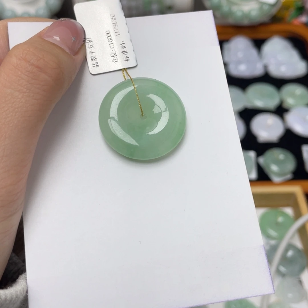 k***k翡翠未镶嵌吊坠(不含链)平安扣