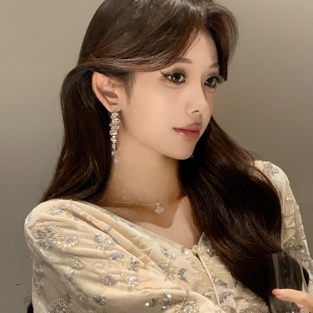 FULL GIRLISH耳环02564时尚简约几何耳钉耳饰