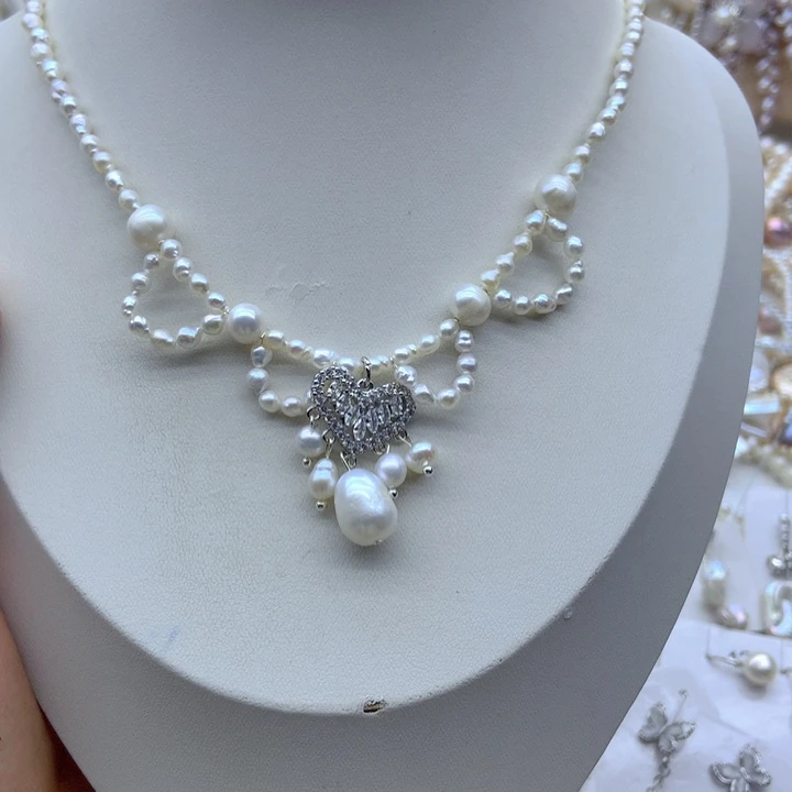 淡水珍珠未镶嵌颈饰