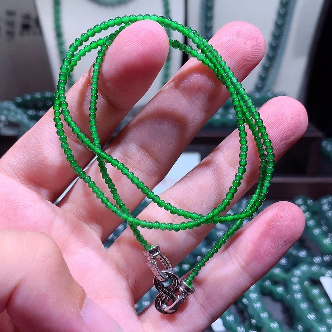 未镶嵌手链翡翠天然a货翡翠项链2+