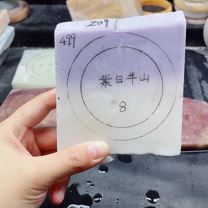 未镶嵌手镯石英质玉定制