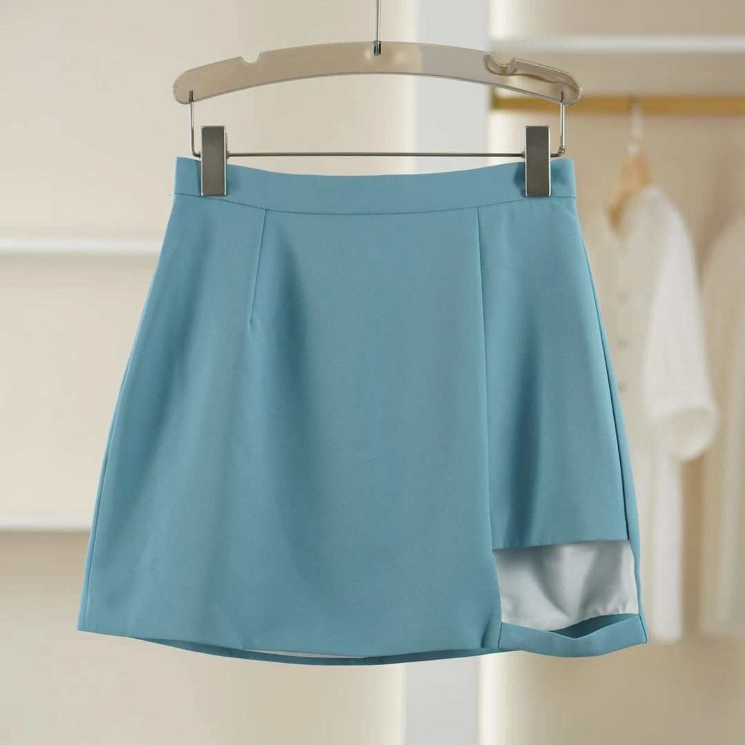 麦迪尚品【蒙M】50501128 夏季简约设计感短半裙品牌撤柜女装