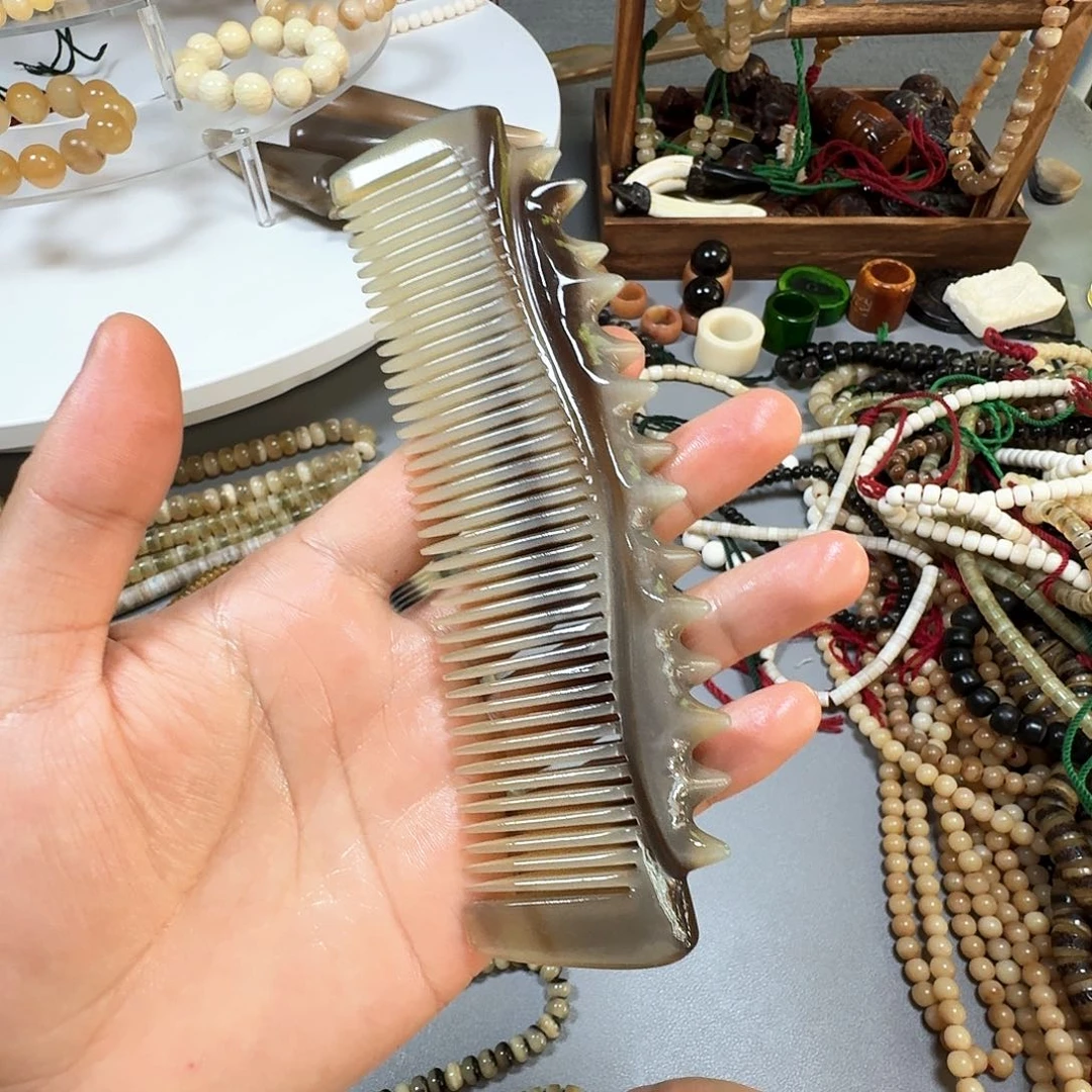 手串/手链驼骨尽*白水牛角梳子