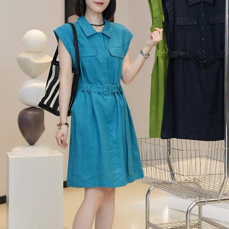 时尚轻奢设计感粉嫩连衣裙女士2025新款夏季小众洋气减龄裙子