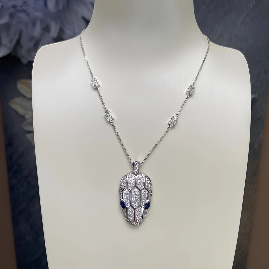 实验室培育钻石【玉素专属】18k金高定满钻大蛇头套链（72小时鉴赏期