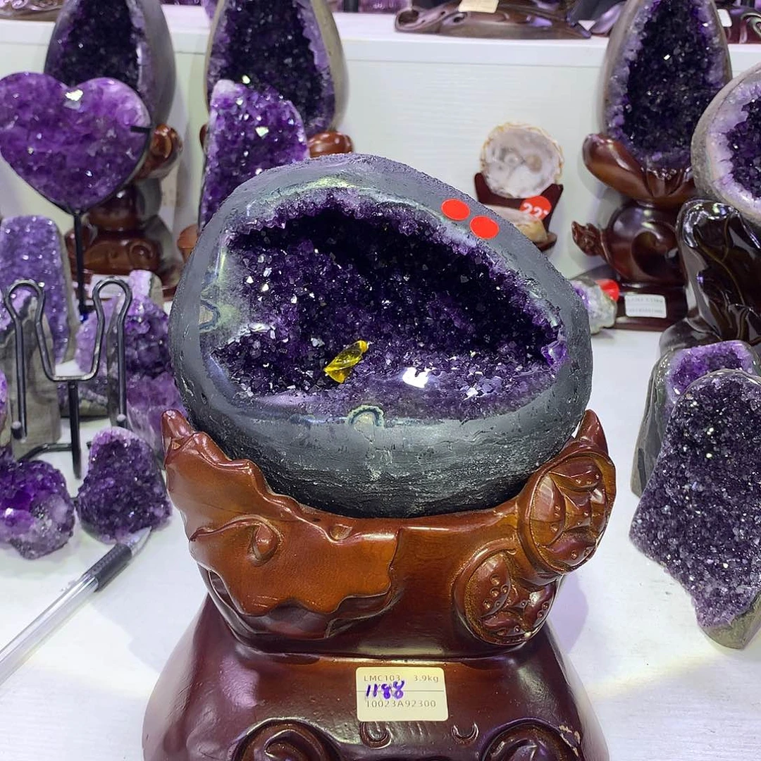 未镶嵌大型摆件（非配饰）紫晶