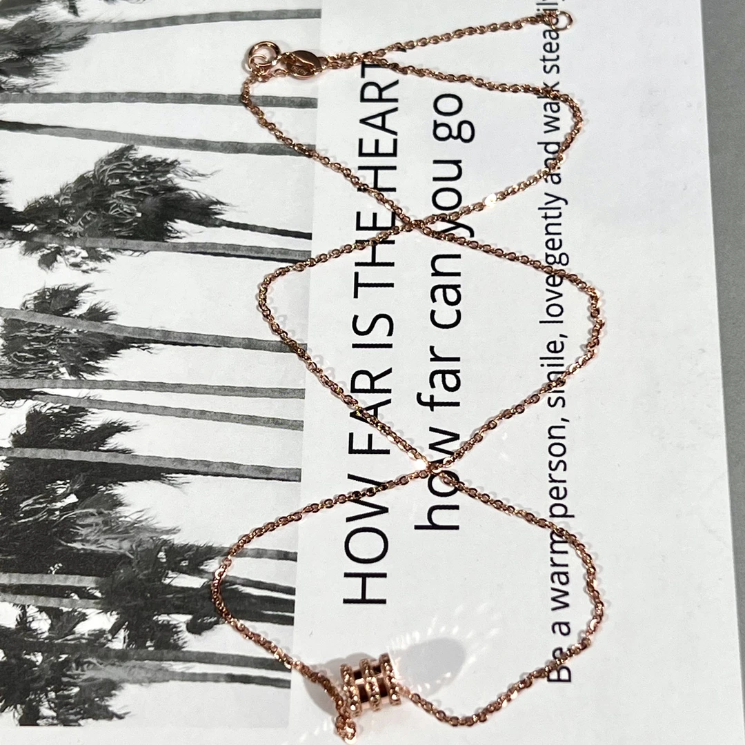 18K金项链闪亮款经典款