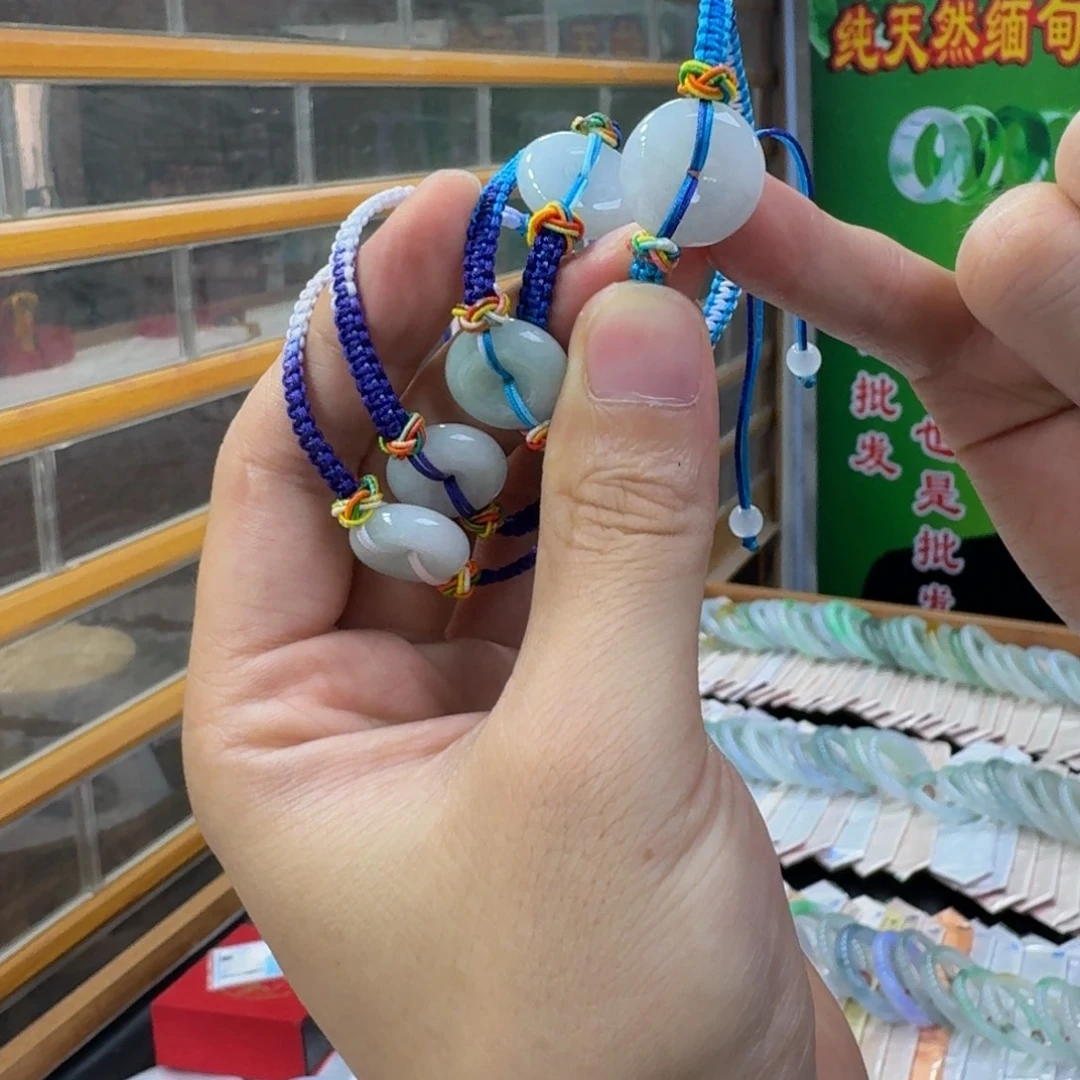 翡翠未镶嵌手链纯天然缅甸翡翠A货多样性发一