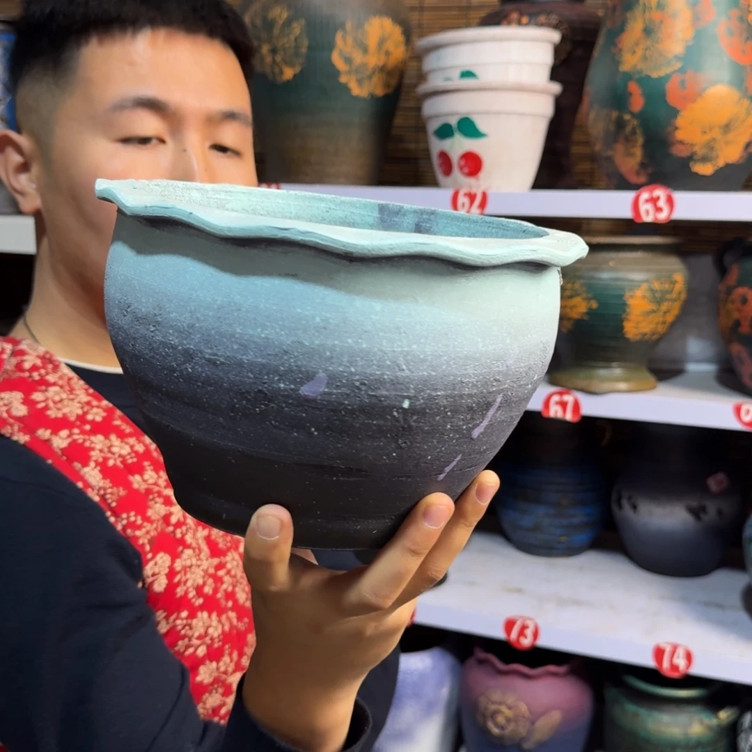 带孔高端浮雕花盆炸炸炸