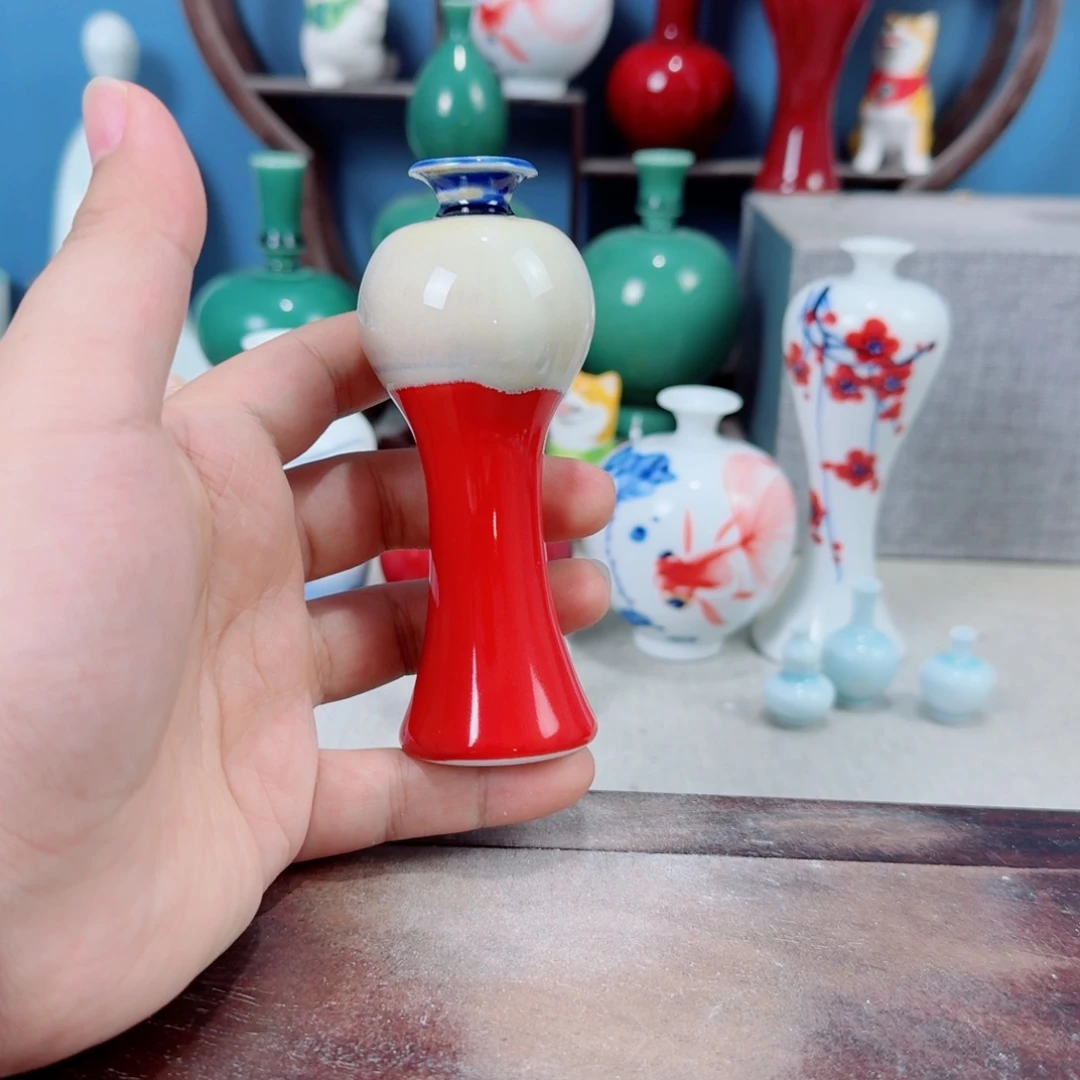 陶瓷手工小花器摆件
