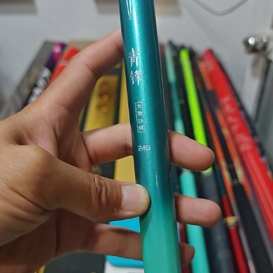 碳素2.4米青峰大物抄网杆