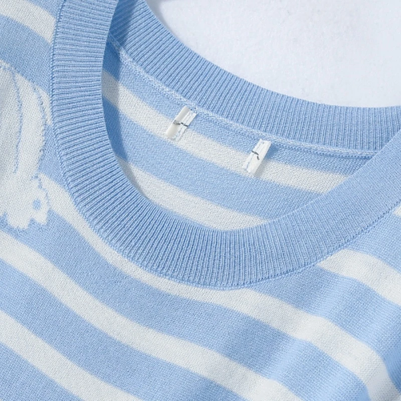 26451【碧系列】圆领条纹连衣裙HA2168