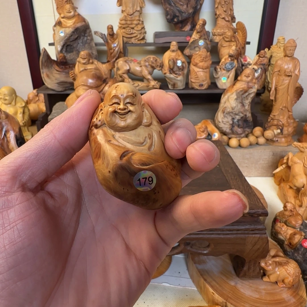 松***哥崖柏小木匠艺雕一物一拍