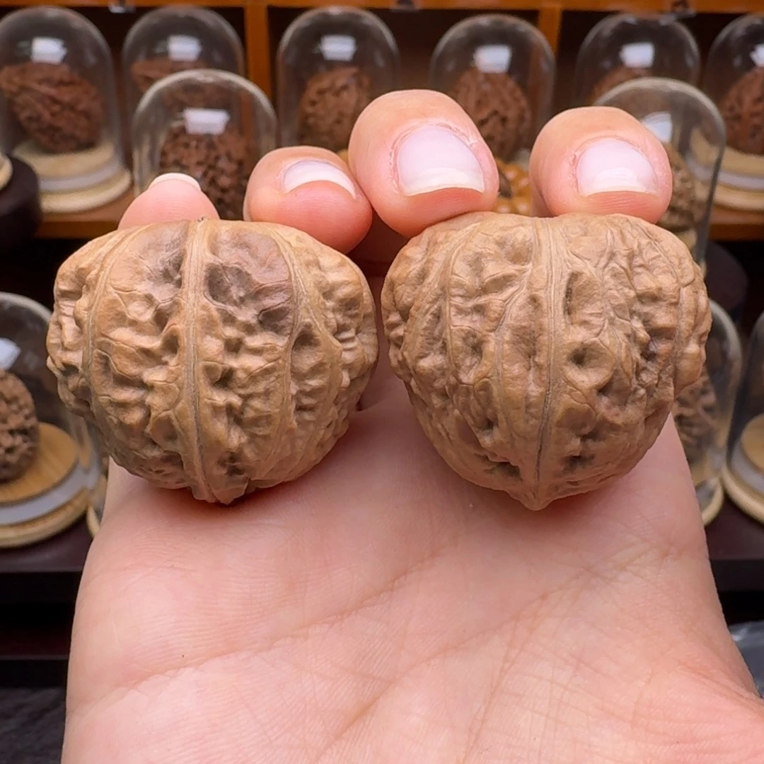 文玩核桃把件凹底马蹄