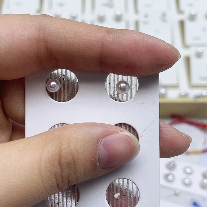 淡水珍珠耳饰银S925镶嵌灌*包