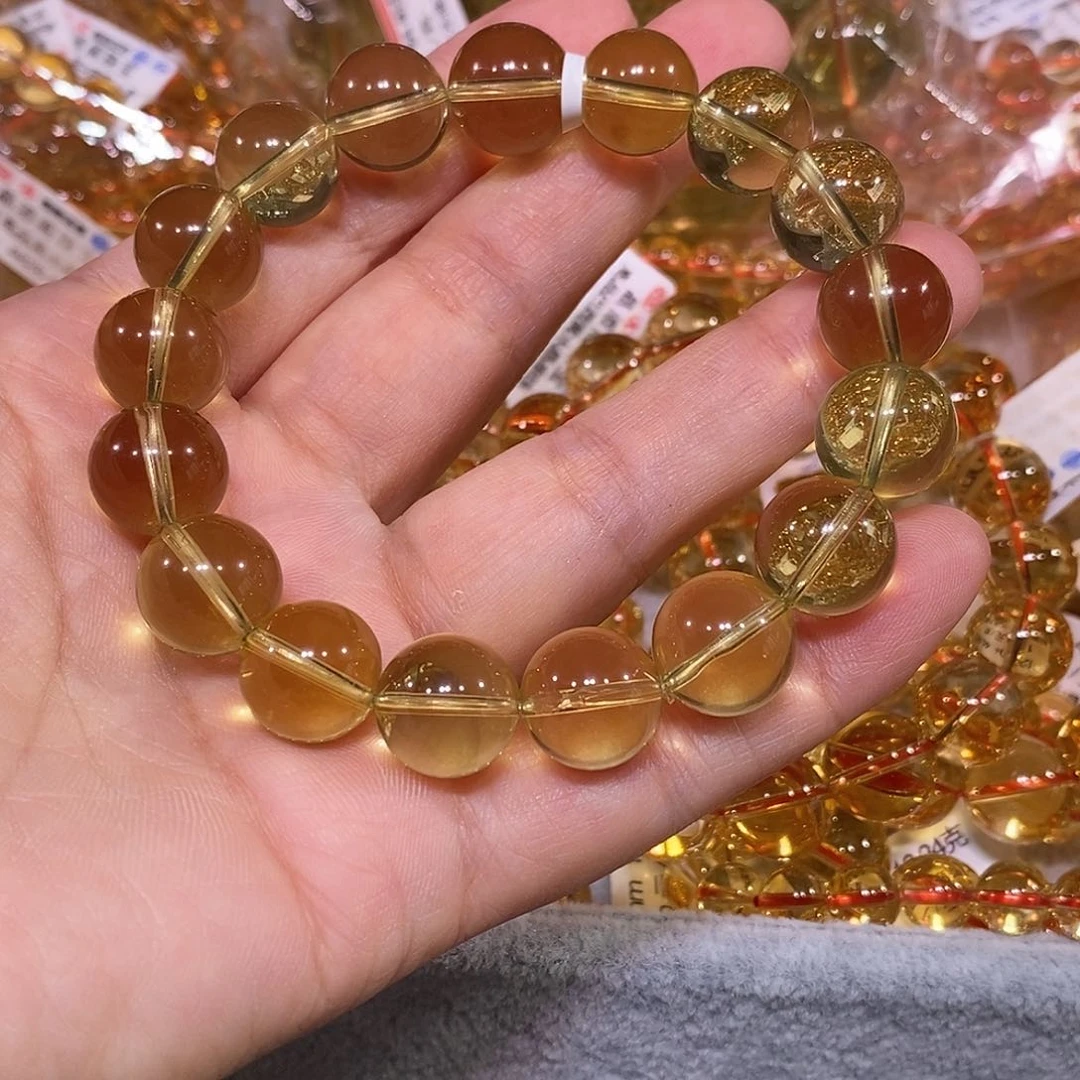 未镶嵌手链水晶黄水晶12