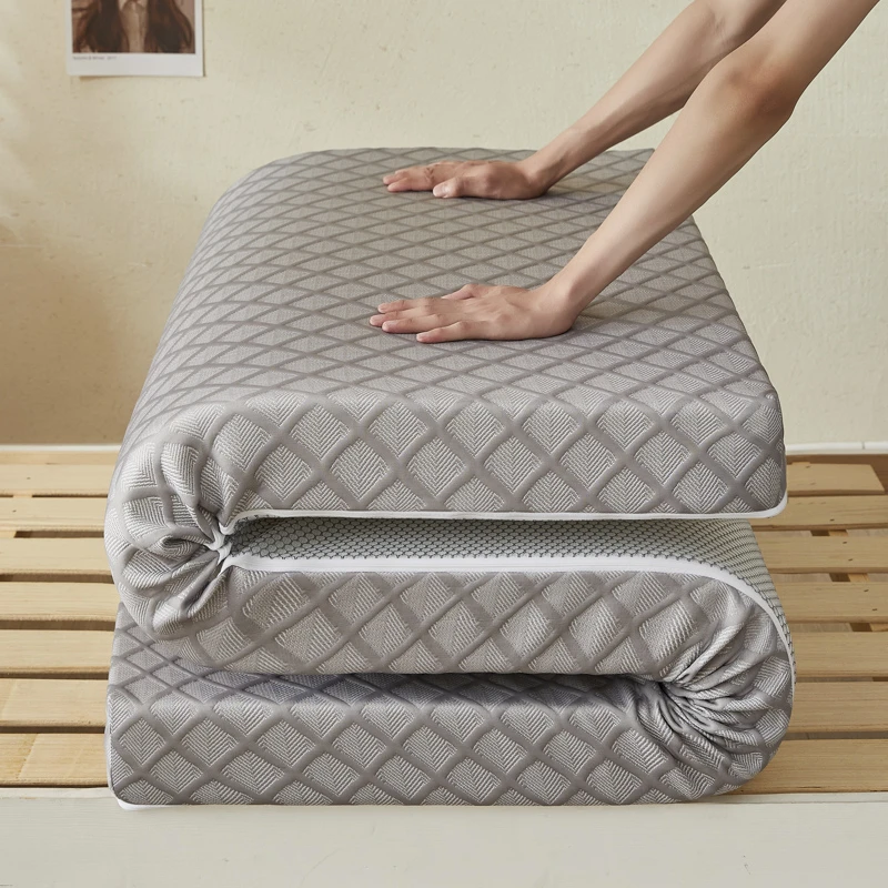 亲肤针织记忆海绵床垫学生宿舍加厚上下铺记忆棉可折叠软硬适中