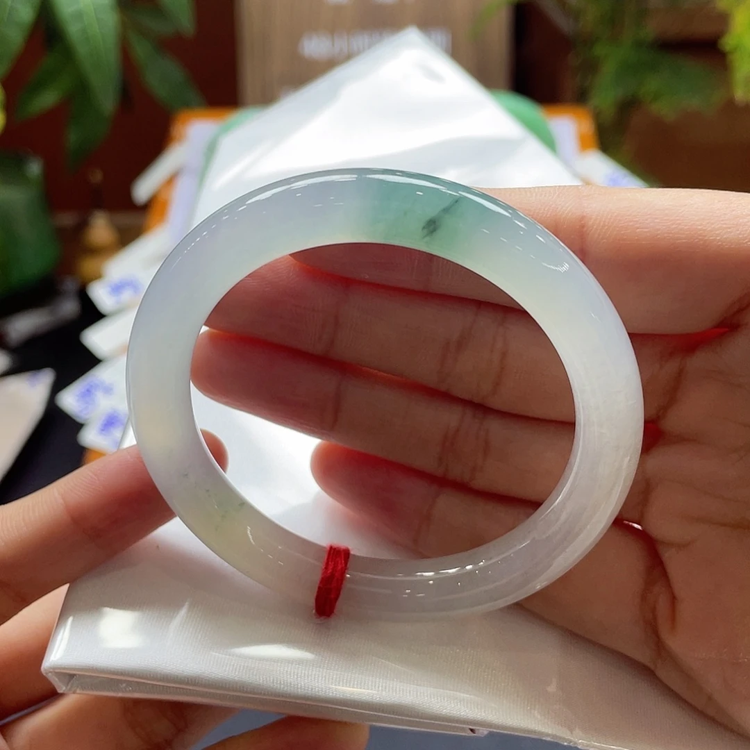 翡翠未镶嵌手镯34 号链接