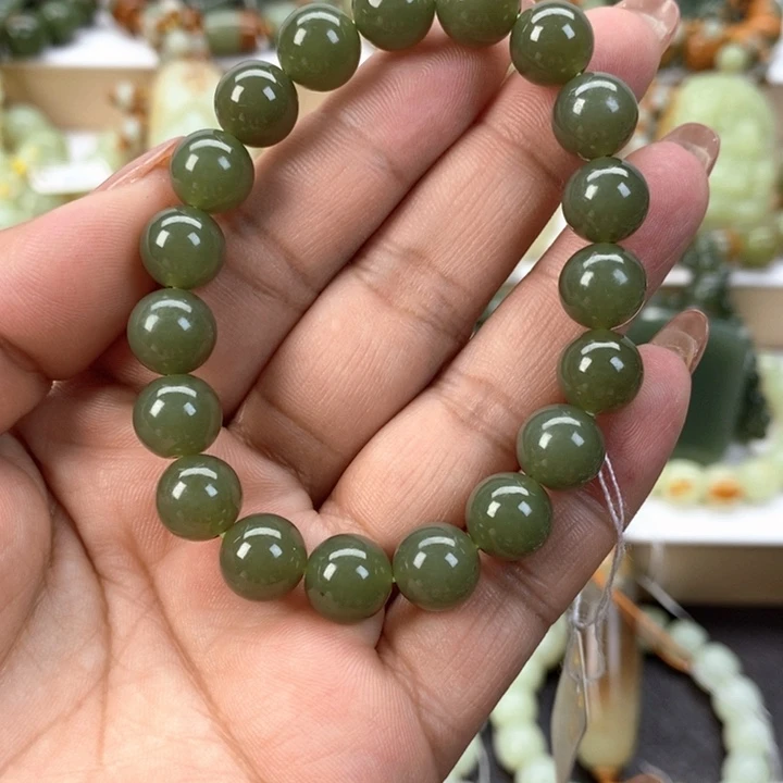 【闪购商品】透闪石质玉手串未镶嵌