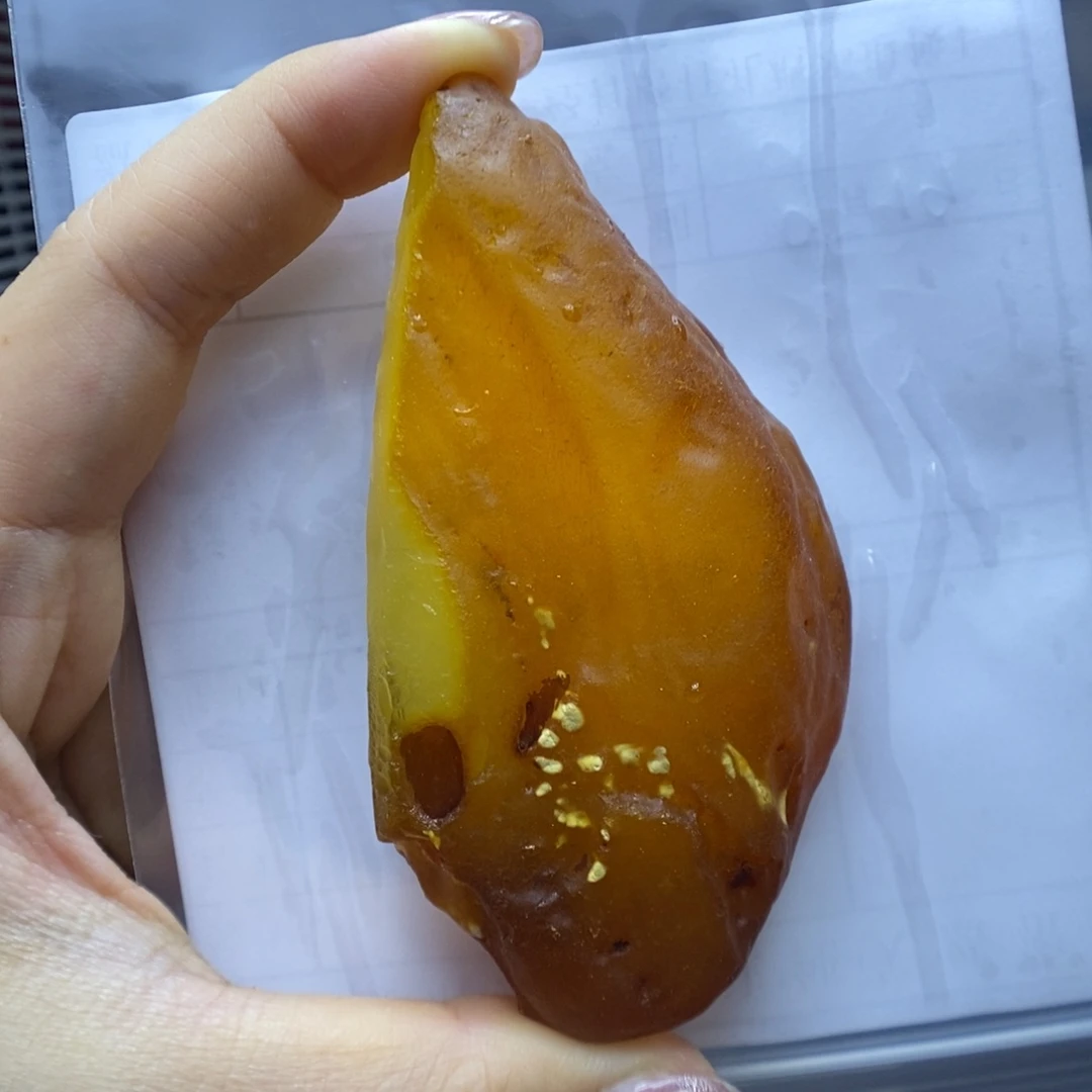未镶嵌定制蜜蜡郎