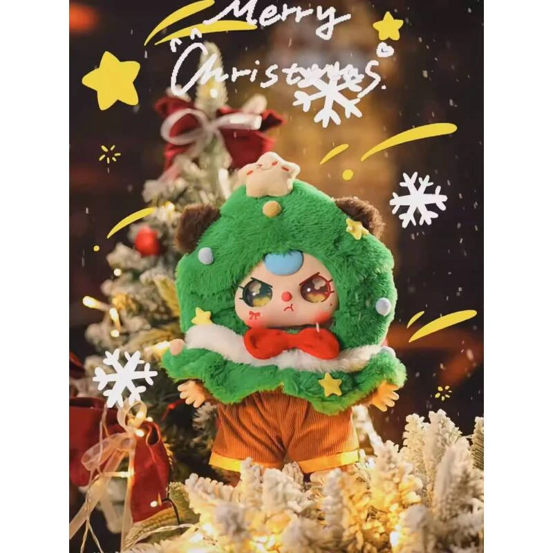 【in stock】BABY THREE娃三岁圣诞400%毛绒盲盒手办